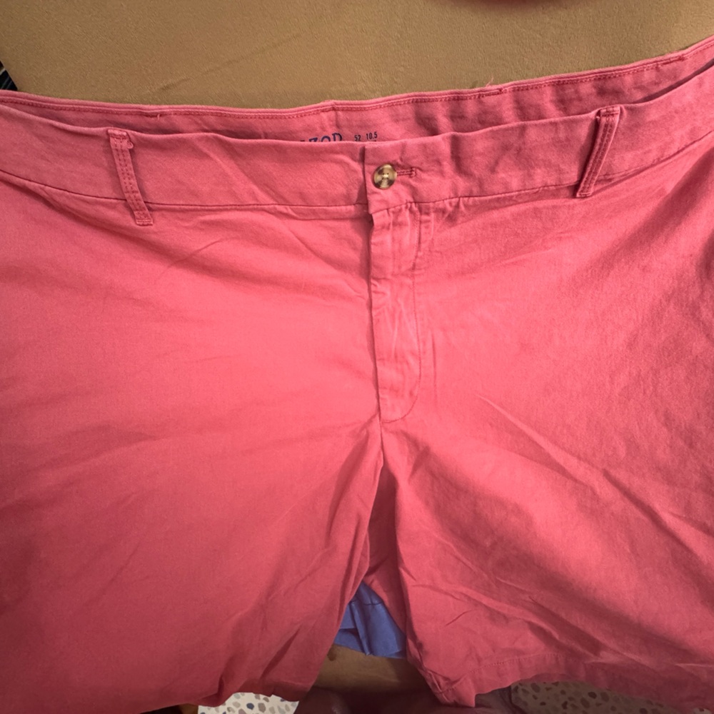 Izod Pink Cotton Casual Shorts